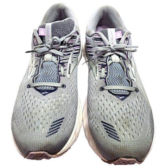 Brooks Men's 13 Low Cut Adrenaline GTS 19 Gray Sneakers FLAW! - Picture 1 of 12